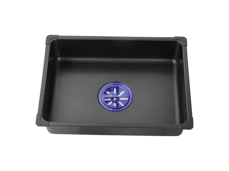 Fregadero de acero inoxidable de una sola maceta de panal debajo del mostrador
