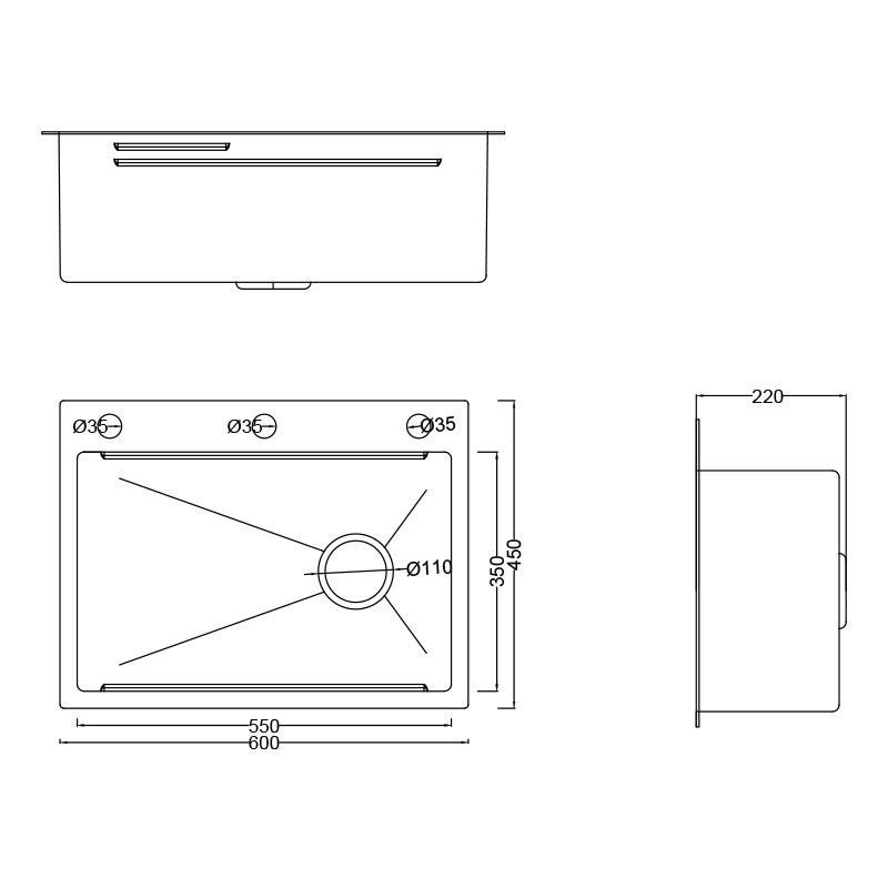 Overmount Stainless Steel Sink