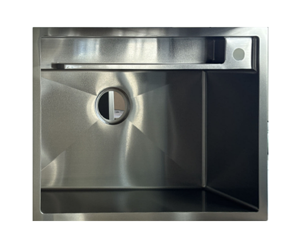 undercounter honeycomb single basin stainless steel sink