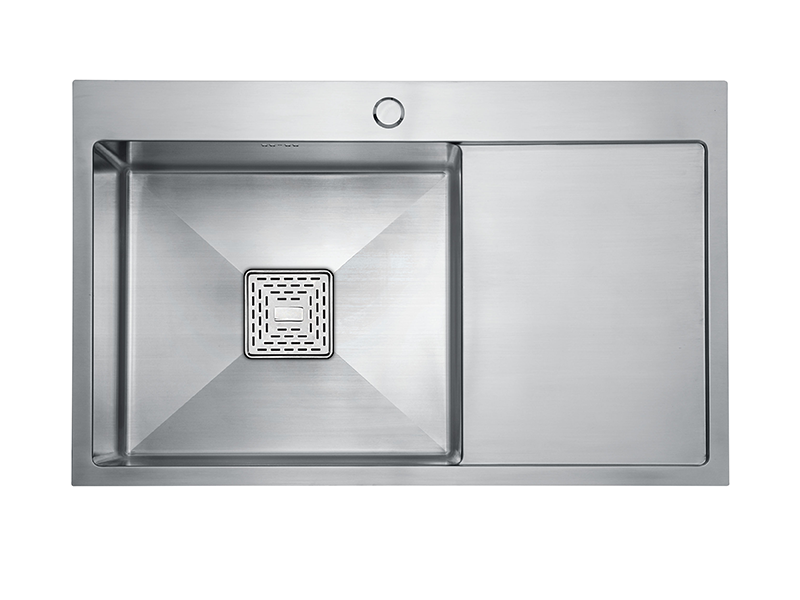 durable kitchen stainless steel sink with plate